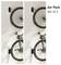 '2er Pack Set of 2' wall-mounted bicycle racks holding two bicycles vertically, showcasing space-saving storage.