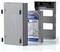 'Empty WD drive enclosure showing space for drive, drive with label showing specs, and cover with mounting brackets.'