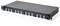 'Fiber optic patch panel with multiple ports for network connections, enclosed in a rackmount metal case, shown on a white background.'