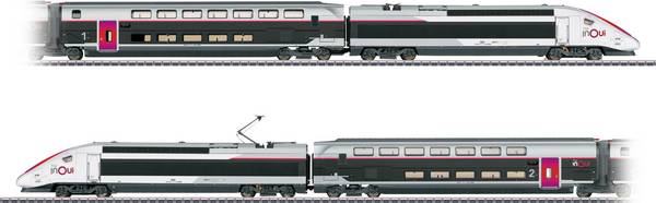 Märklin 037798 H0 TGV inQui EuroDuplex SNCF