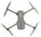 A grey quadcopter drone viewed from above, featuring four propellers and a 'X4K GPS' label on the top.