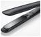 A sleek, black hair straightener with a power button and sleek design, branded with 'Severin'.