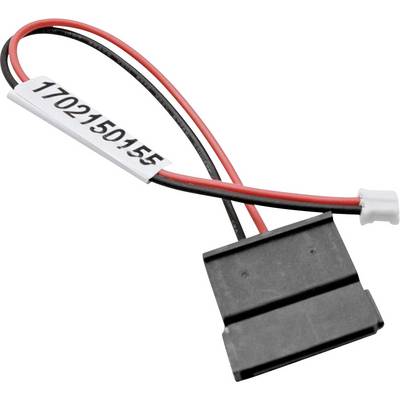 A small black and red electrical connector with attached wires; it's labeled '1702150155'.