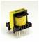 'Yellow and black electrical transformer component with metal pins, labeled N2410 J67.'