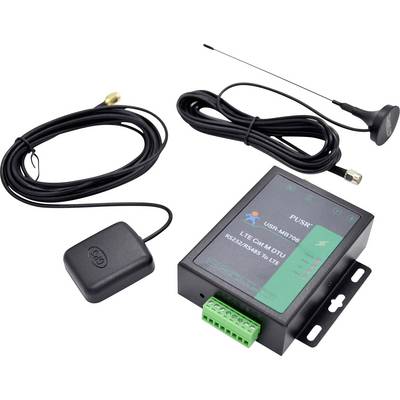 A PUSR LTE CAT M module with a black cable and antenna, suitable for enhancing mobile network connectivity in electronic devices.