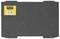 'A black foam insert for DeWalt toolboxes, labeled DWST834591, designed for organizing and securing tools during transport.'