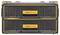 'ToughSystem 2.0' black and yellow tool box with two stacked drawers, designed for durable tool storage and easy access.