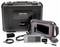 'MPAC208 Megger Professional Acoustic Imaging Camera' kit including display, control unit, cables, and accessories in a case.
