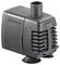 Compact black Oase water pump with top outlet and front intake grilles, shown on suction feet against a white background.