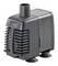 Black Oase water pump with top outlet, front intake grille, and suction feet, shown on a white background.