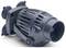 Gray aquarium water pump with suction cups and front intake, shown on a white background.