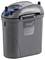 Gray Oase Living Water aquarium filter canister with black lid, hose ports, and carry handle, shown on a white background.
