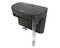Black Oase pond filter unit with curved top, outlet port, and clear intake tube extending downward.