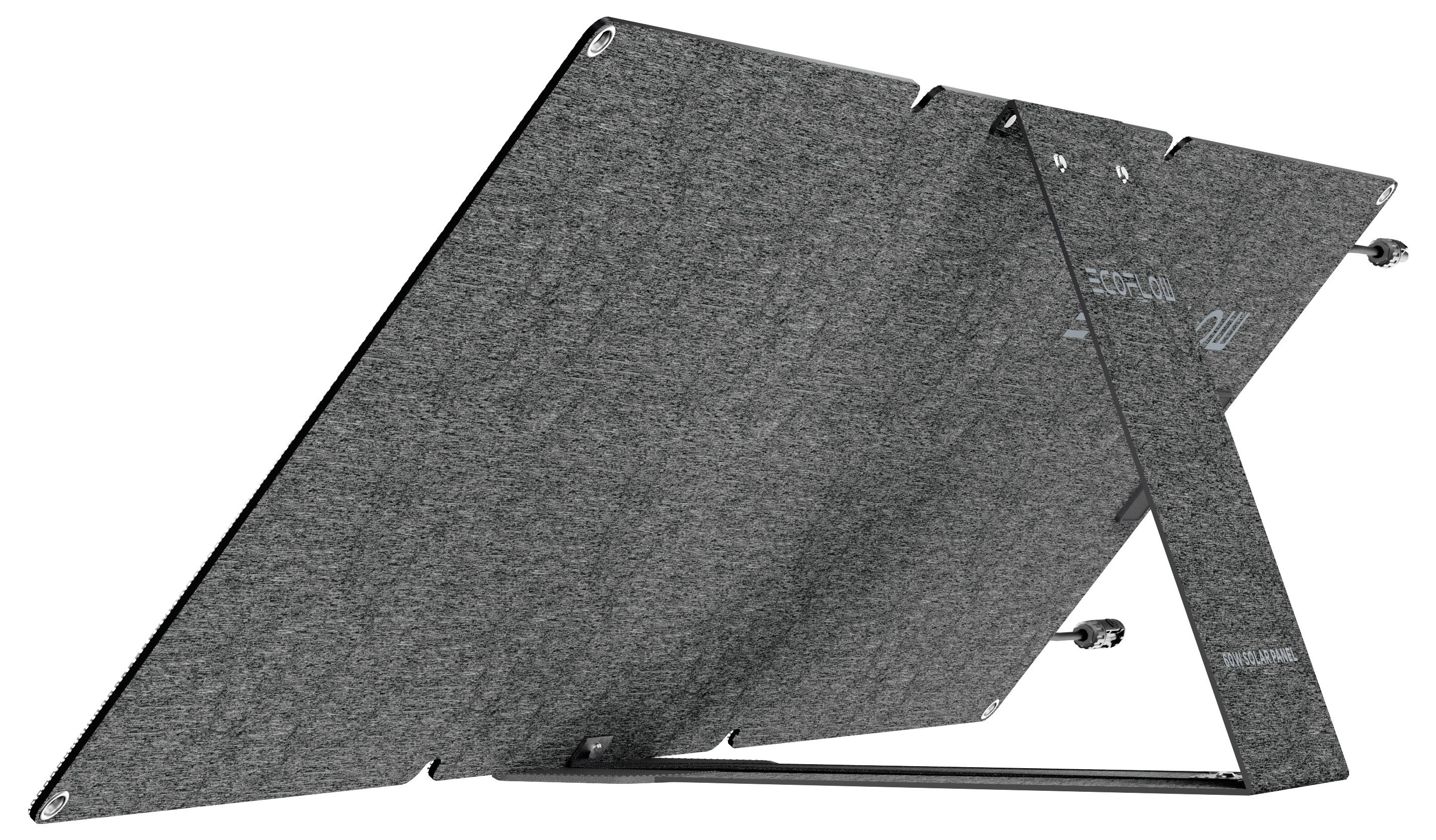 'CrowView' laptop screen extender in a tilted position, showcasing its dark, textured surface and adjustable support legs for added screen space.