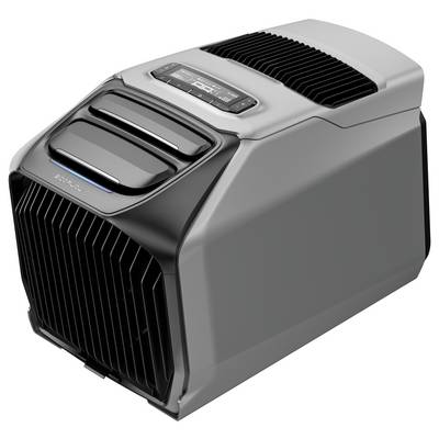 A portable car refrigerator with digital controls and a vented front, designed for cooling and preserving food and beverages.