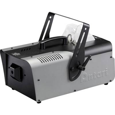 A black and gray fog machine with a handle and vents, labeled 'Antari,' used for creating atmospheric effects in events or productions.