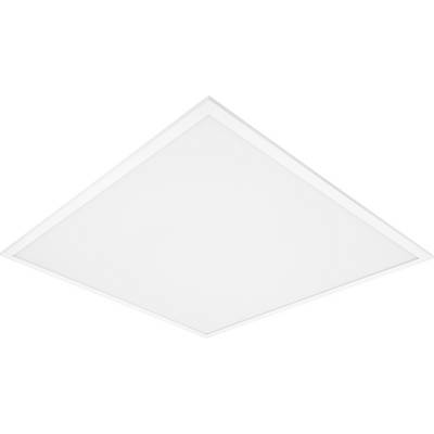 A square LED light panel with a white frame, shown from an angled perspective against a plain background.