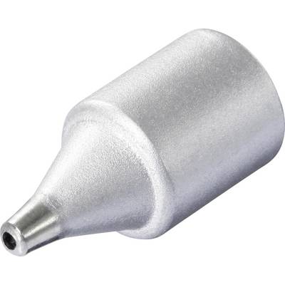 A metallic soldering iron tip with a tapered, conical shape designed for precision electronic work and heat transfer.