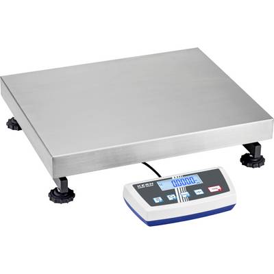 Digital platform scale with a metal weighing surface and an LCD display showing '0.000'. The control panel features a tare button.
