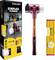 'Simplex Plusbox' hammer and level packaging displayed; includes a mallet with wood handle and dual-sided head, and a yellow spirit level.