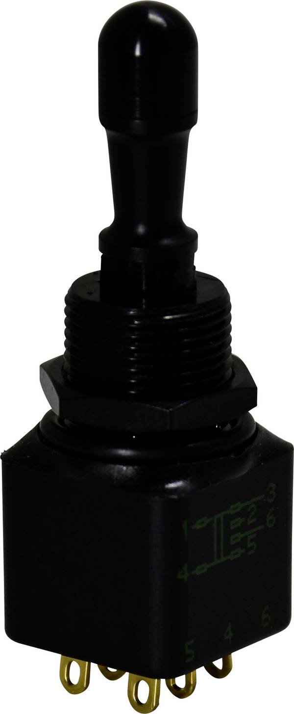 APEM 12144-3VX778 12000X778 Serie Toggle switch 2 x On/On/On latch/momentary 1 pc(s) Piece