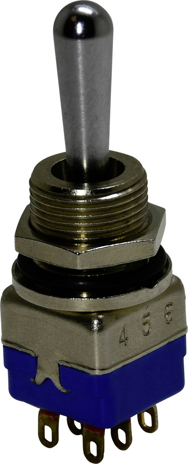 APEM 12147AX408 12000 Serie Toggle switch momentary/0/momentary 1 pc(s)