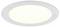 A round, white LED ceiling light fixture with a sleek, modern design and a bright, evenly diffused glow.