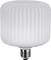A frosted white, cylindrical LED light bulb with vertical grooves and a standard screw base, designed for decorative purposes.
