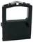 Black cassette ribbon for a printer, featuring a rectangular frame and a reel cover at the top.