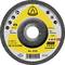 'A 46 N SUPRA' abrasive cutting disc for aluminum, maximum speed 80 m/s, size 125 x 6 x 22.23 mm, by Klingspor, Art. 2226.