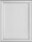 A blank silver-framed whiteboard stands against a plain background, creating an empty space for writing or drawing.