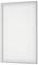 A white, empty picture frame with a simple, thin border against a plain background.