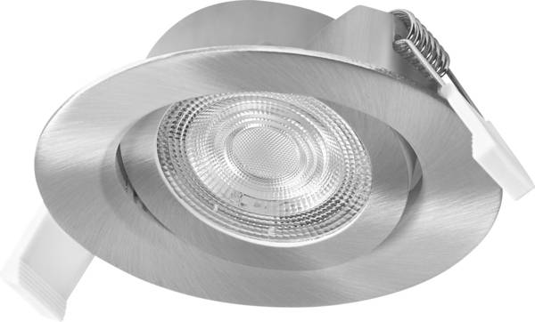 OSRAM HOMELIGHTING 4099854595554 Ceiling floodlight, LED ceiling spotlight LED module Built-in LED Satin nickel