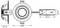 Technical diagram of a circular recessed light fixture with dimensions: diameter 90mm, height 27.5mm, and length 76.5mm.