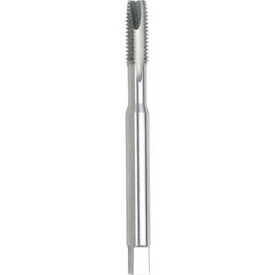 A metal tool with a cylindrical shaft and a threaded cutting end. Used for cutting threads into materials, likely in machining or manufacturing applications.