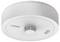 'Ceiling-mounted smoke detector with ventilation slots, circular design, branded with 'ABUS''