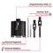 Infographic with diamond segments, universal adapter, hammer drill and integrated removal holes; explains precise drilling in abrasive hard materials.