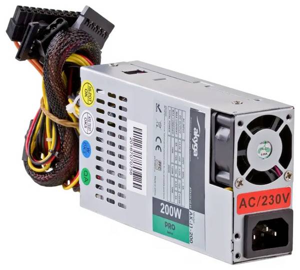 Akyga PC power supply unit 200 W Mini-ITX No certification