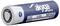 A cylindrical lithium-ion battery with printed text: 'akyga battery', '3.6V', 'INR18650', '2900mAh', '10.44Wh'.