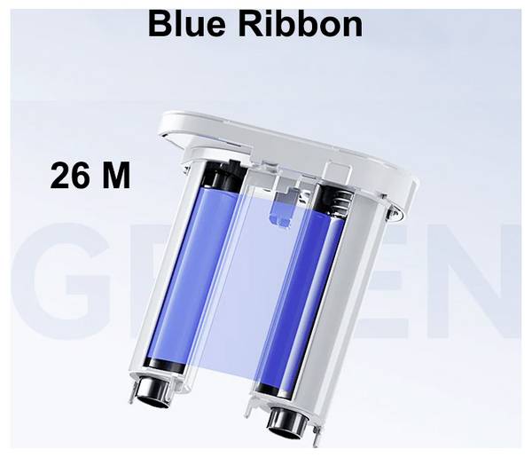 NIIMBOT Label roll 76 mm x 26 m Blue 1 pc(s) 1EH00026802 All-purpose labels