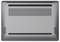 The image shows the underside of a laptop with two cooling vents and multiple screws visible, indicating potential access points for maintenance.