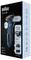 'Braun Series 6 SensoFlex shaver displayed on packaging. Highlights include close shave, sensitive skin adaptation, and precision trimming.'