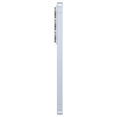 'Side view of a smartphone with three rear cameras.'