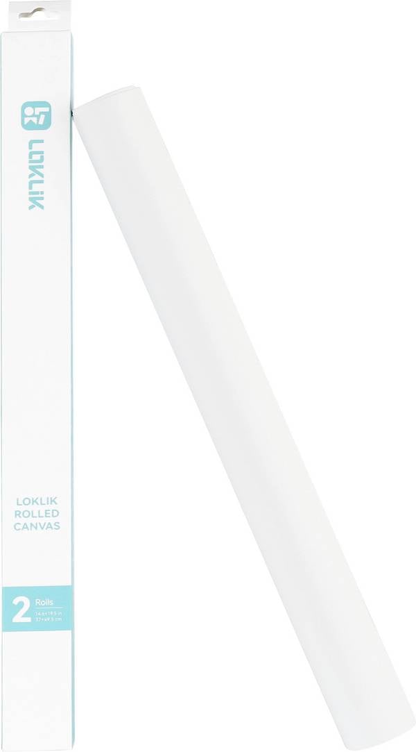 Loklik A3 Rolled Canvas Canvas Cutting width 29.7 cm White