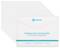 'Loklik Printable Vinyl Sticker Paper' is displayed on a white envelope, emphasizing strong adhesion and wide compatibility. Behind it, sheets of sticker paper are fanned out, suggesting versatility.