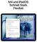 An iPad with an open presentation on trend research displayed on the screen. Above it, the text 'M4 and iPadOS. Fast. Powerful. Flexible.'