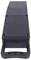 A black, rectangular electronic device with rounded edges and screw holes, featuring a handle at the bottom for easy carrying.