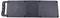 A rectangular, flat, black tool with a handle on one side, featuring several small holes along the top edge.