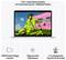 Laptop with 13.6" Liquid Retina display, supporting 1 billion colours. Shown is a person in bright clothing with a bicycle. Text describes camera, microphone and speaker.