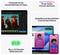 Laptop and smartphone screen with creative apps. Text: 'Developed for the most advanced AI apps', 'Integration with the iPhone'. 22 hours battery life.